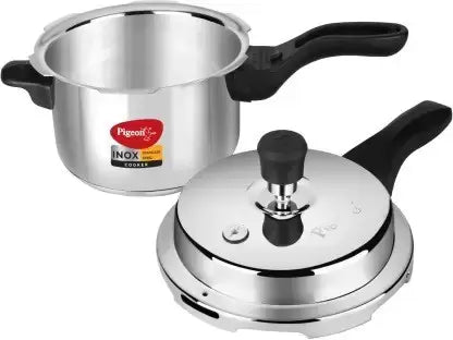 PIGEON INOX STAINLESS STEEL PRESURE COOKER 2L OUTER IB