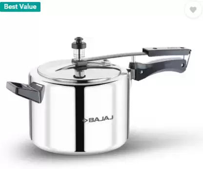 BAJAJ PCX 45 Majesty With Duo Inner Lid 5 L Inner Lid Induction Bottom Pressure Cooker