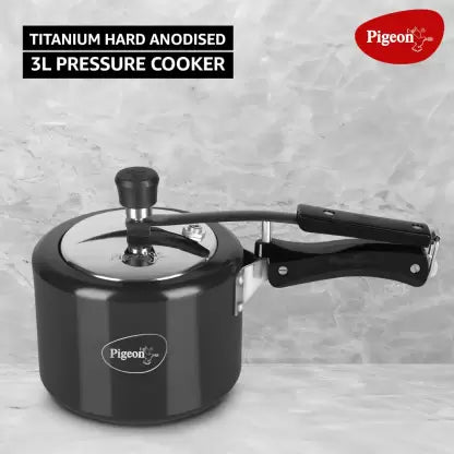 Pigeon Titanium and 3 L Inner Lid Induction Bottom Pressure Cooker