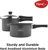 Pigeon by Stovekraft Limited Special Plus and 2 Lids 1.5 L, 2.5 L, 4.5 L Outer Lid Induction Bottom Pressure Cooker