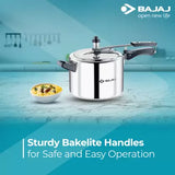 BAJAJ INNER LID SS 3 L Inner Lid Induction Bottom Pressure Cooker