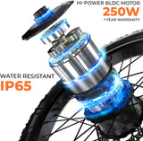 Ninety one Meraki 6Ah Battery 250Watts IP65 BLDC Motor Front Suspension | Alpha Red Black 27.5 inches Single Speed Lithium-ion (Li-ion) Electric Cycle