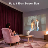Zebronics Android Smart Projector, 4K UHD Support, 12000 Lumens, 250" Screen, 90° Tiltable, Auto Focus & Keystone, OTT Apps (Netflix, Prime, Hotstar), BT v5.4, HDMI, Miracast, WiFi (PixaPlay 38)