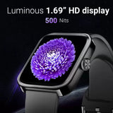 CrossBeats Ignite ATLAS In-Built GPS, 1.7" 3D Curved HD Display, BT Calling, Smartwatch