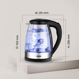 Glen SA-9012N Glass Tea Kettle 1.8 L Electric Kettle