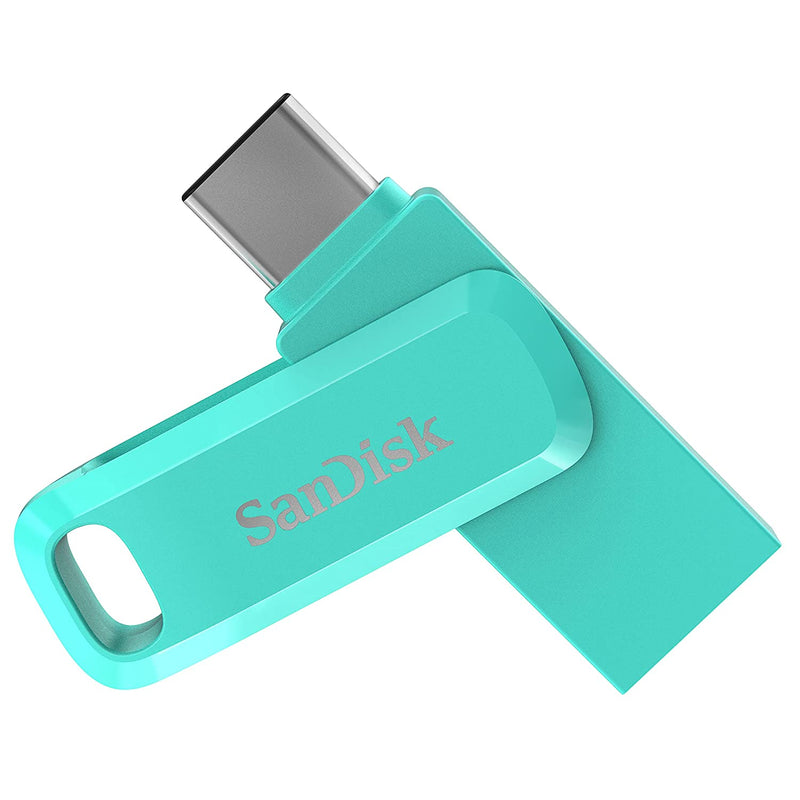 SanDisk Ultra Dual Drive Go usb3.0 Type C Pen Drive for Mobile (Green, 128 GB, 5Y)