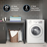 SAMSUNG 6 kg 5 Star With Hygiene Steam and Ceramic Heater Fully Automatic Front Load with In-built Heater Silver