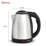 Lifelong LLEK15 Electric Kettle 1.5L with Stainless Steel Body, Easy and Fast Boiling of Water for Instant Noodles, Soup, Tea etc