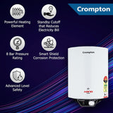Crompton 25 L Storage Water Geyser (Arno Neo, White)