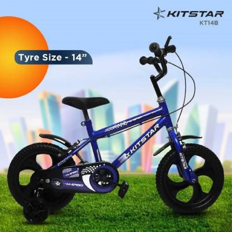 Buy Kitstar KT14B Kids Cycle for 2 4 Years Semi Assembled 14 T