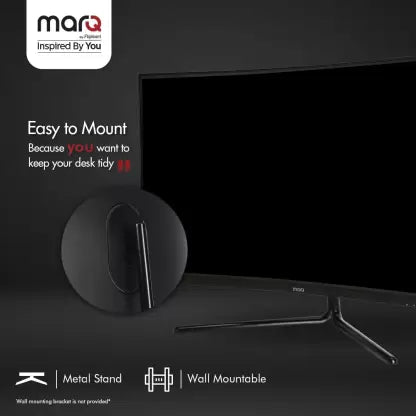MarQ by Flipkart 32 inch Curved Full HD LED Backlit VA Panel with 2 X 3W Inbuilt Speakers Gaming Monitor (32FHDMCQII1G)