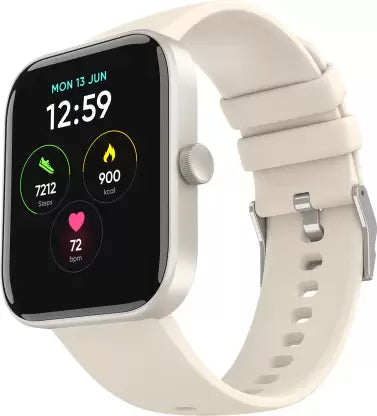 Mivi Model E with 1.69" Display, 7-Day Battery Life , Spo2, Heart Rate Monitor. Smartwatch